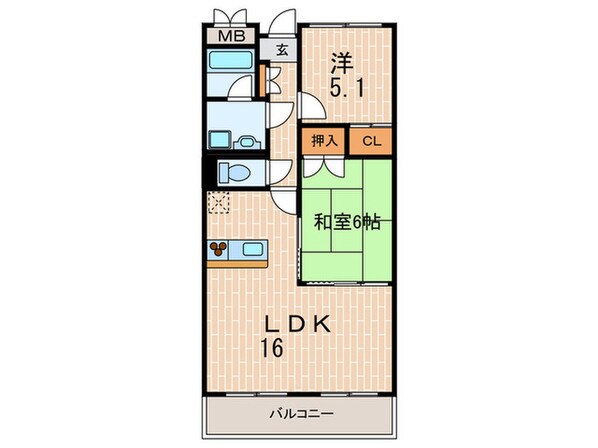 カサ・デラ・ル－チェ苦楽園の物件間取画像